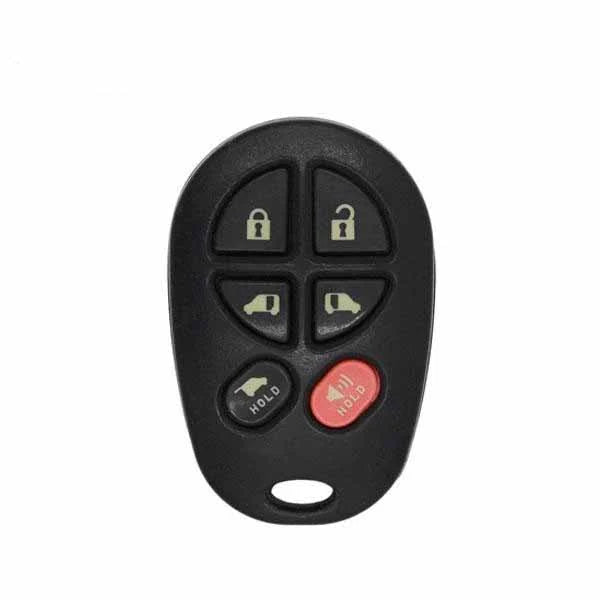 2004-2018 Toyota Sienna / 6-Button Keyless Entry Remote / PN: 89742-AE050 / GQ43VT20T (AFTERMARKET)