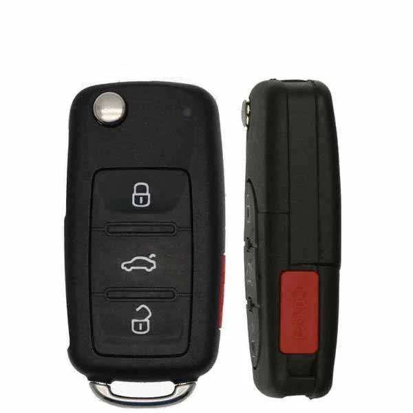 PN 3D0 959 753 AA Remote key/Keyless key 3 button with panic 315Mhz ID46 chip for VW Touareg 2006 2007 2008 3D0959753AA