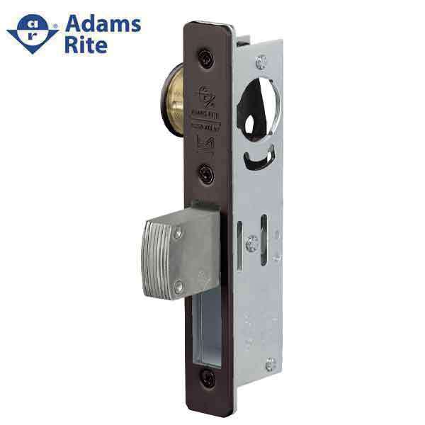 Adams Rite - MS Deadlock - MS1850S - ANSI Size - Straight Bolt - Flat Faceplate - Metal Door