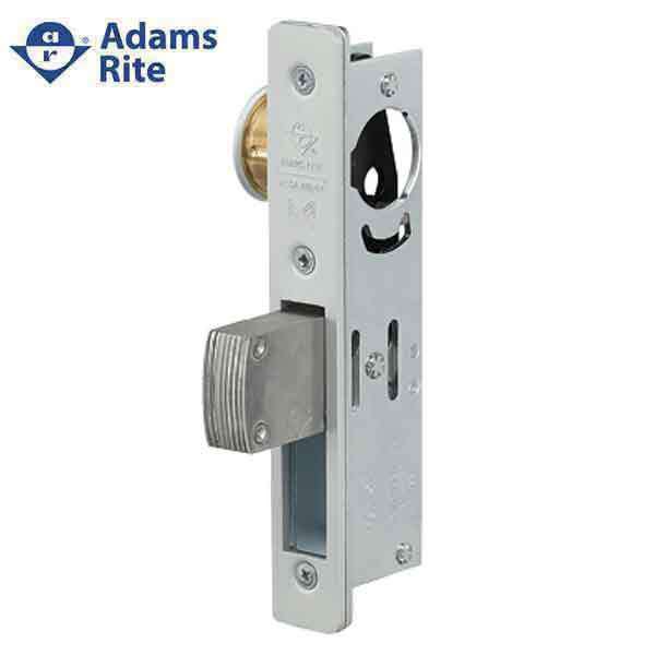 Adams Rite - MS Deadlock - MS1850S - ANSI Size - Straight Bolt - Flat Faceplate - Metal Door