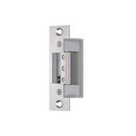 MUL-T-LOCK - Adjustable Electric Strike Fail Secure, Faceplate 4-7/8 x 1-1/4, Stainless Steel 8-16V AC/DC