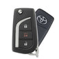 2019-2022 Toyota RAV4 / 3-Button Remote Flip Key / PN: 89070-0R300 / GQ4-73T (H Chip)