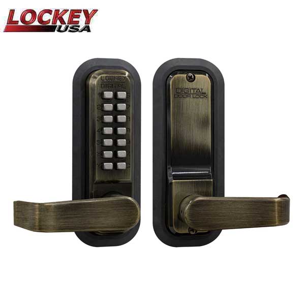 Lockey - 2835 - Mechanical Keypad - Keyless Lock - Lever Set - Passage