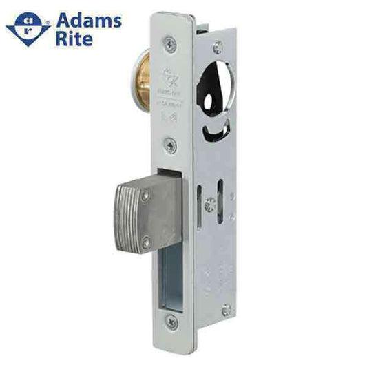 Adams Rite - MS Deadlock - MS1850S  - ANSI Size - Straight Bolt - Flat Faceplate - Metal Door