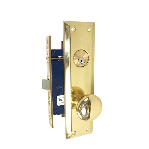 Marks USA - 91A/3 - Metro Mortise Knob Lock - 1-1/16" X 7-5/8"- Entrance